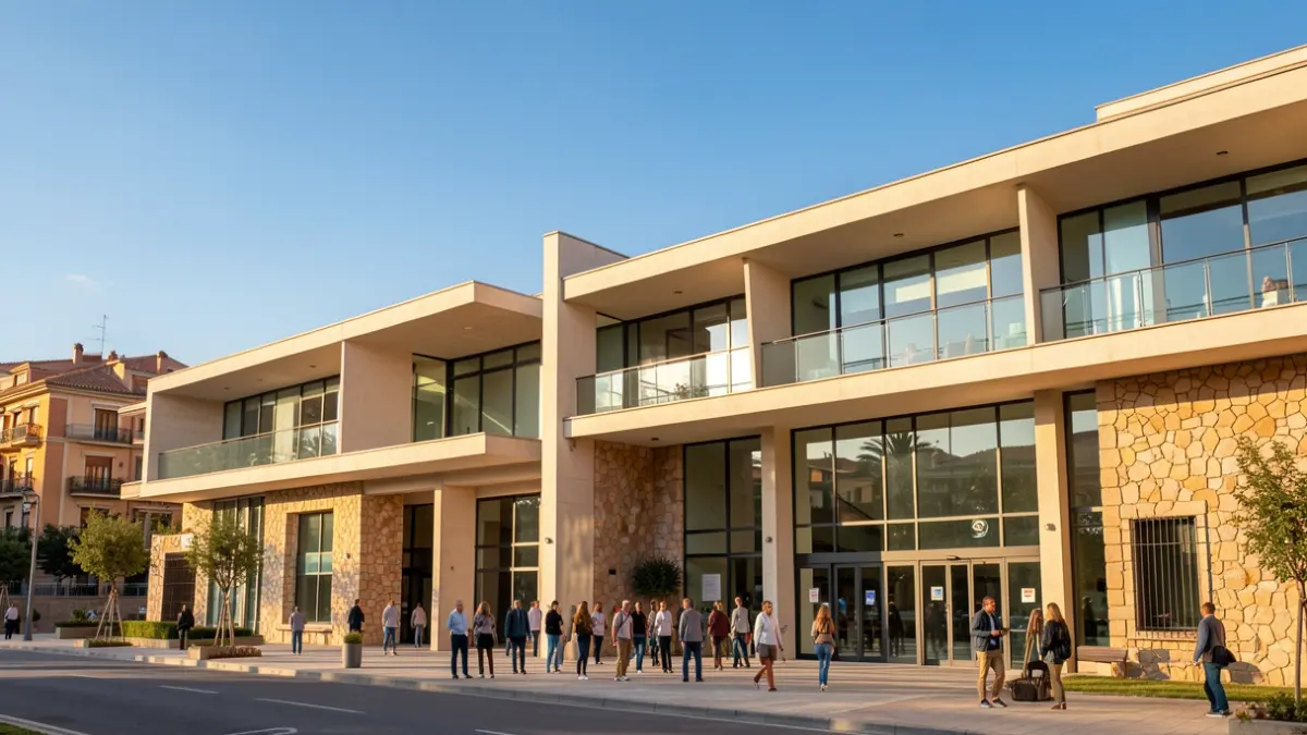 Nou Centre Esportiu Municipal La Sagrera a Barcelona.