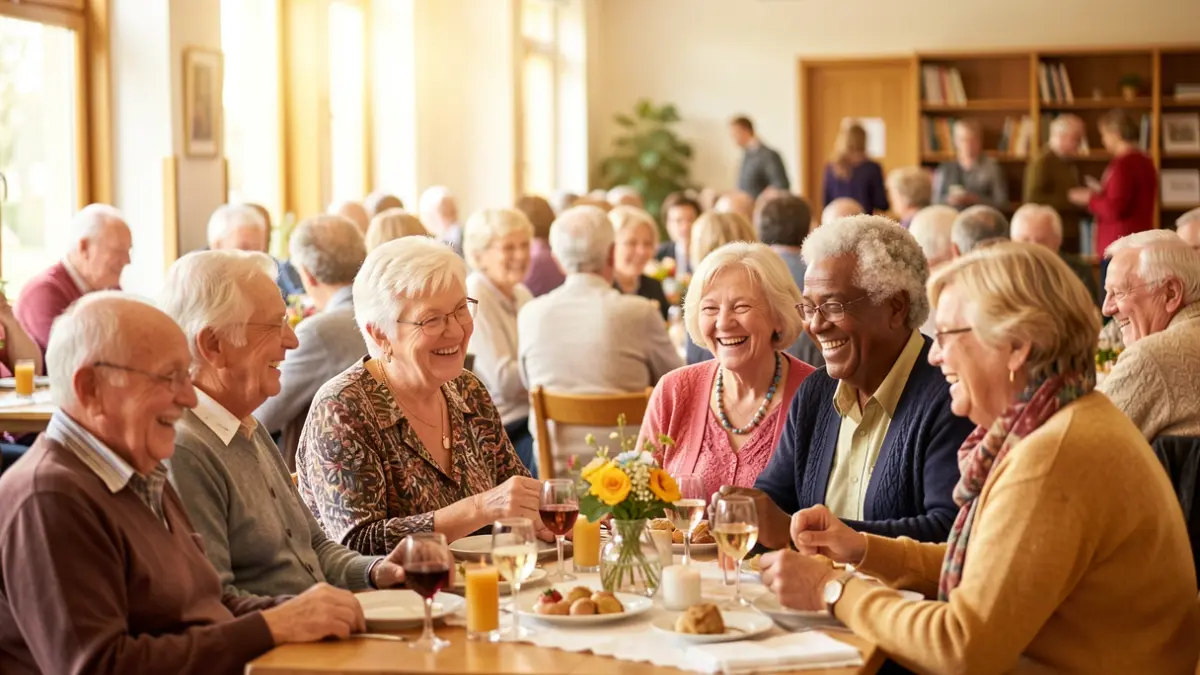 Generic image of elderly people participating in community activities.
