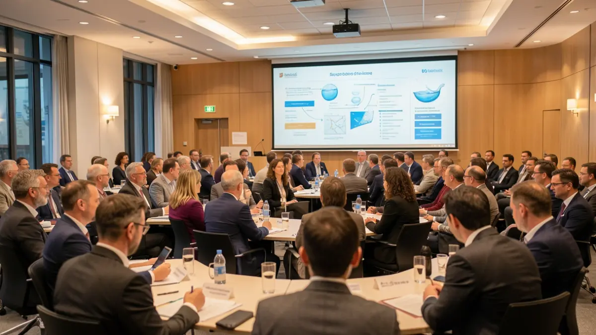 Professionals and experts discuss water management in Manresa.