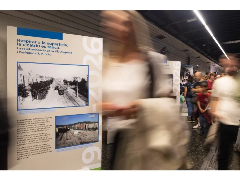 FGC commemora 50 anys del soterrament de Sarrià i el ramal a Reina Elisenda
