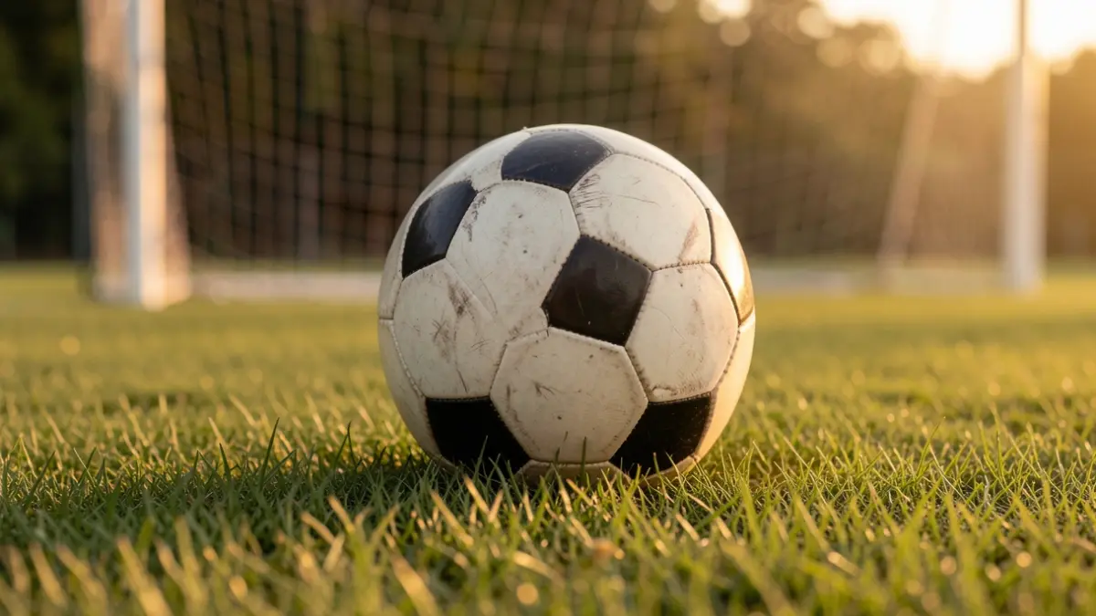 Imatge genèrica d'una pilota de futbol sobre gespa verda.