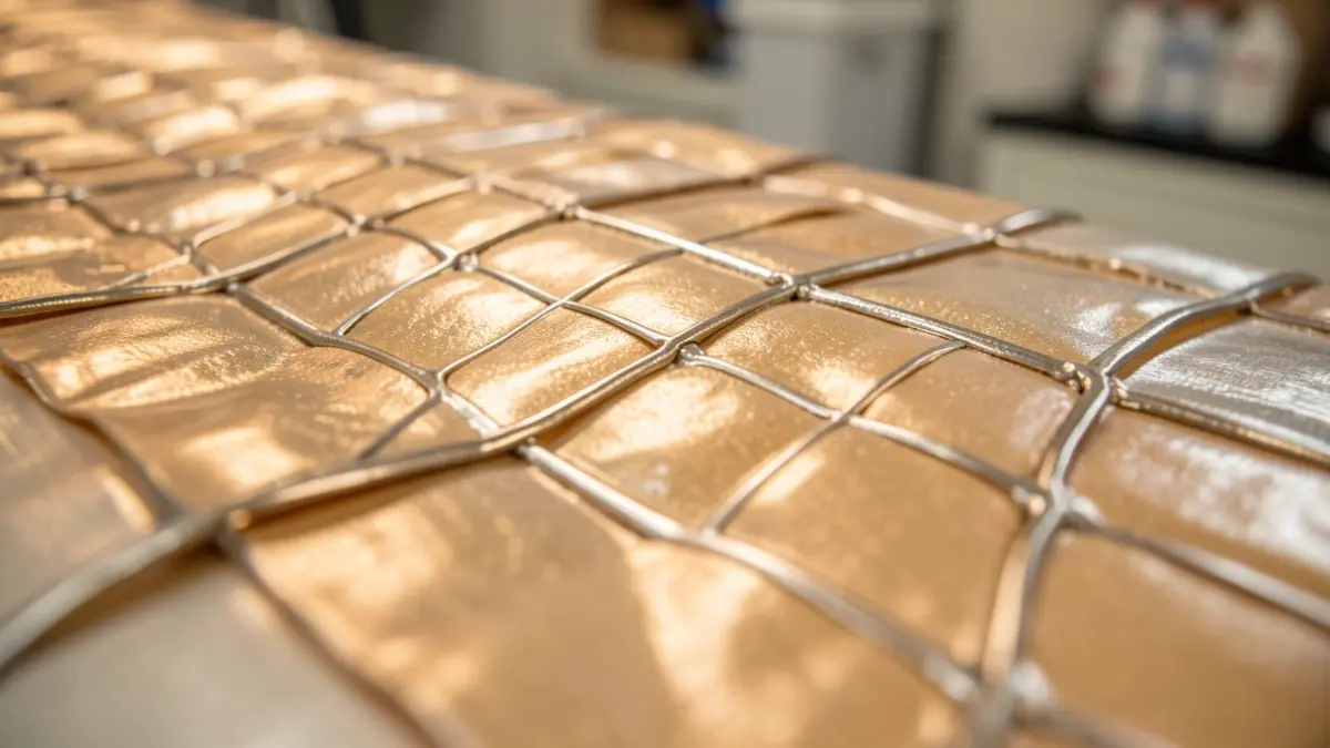 Material biomimètic programable amb zones rígides i flexibles.