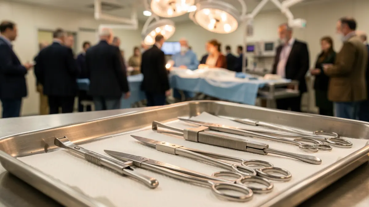 Imatge genèrica de material quirúrgic mèdic en un entorn hospitalari.