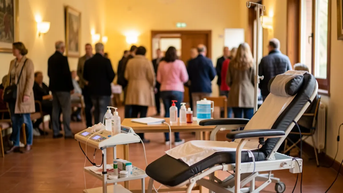 Imatge genèrica d'una jornada de donació de sang.