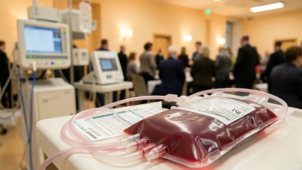 Imatge genèrica d'una jornada de donació de sang i plasma.