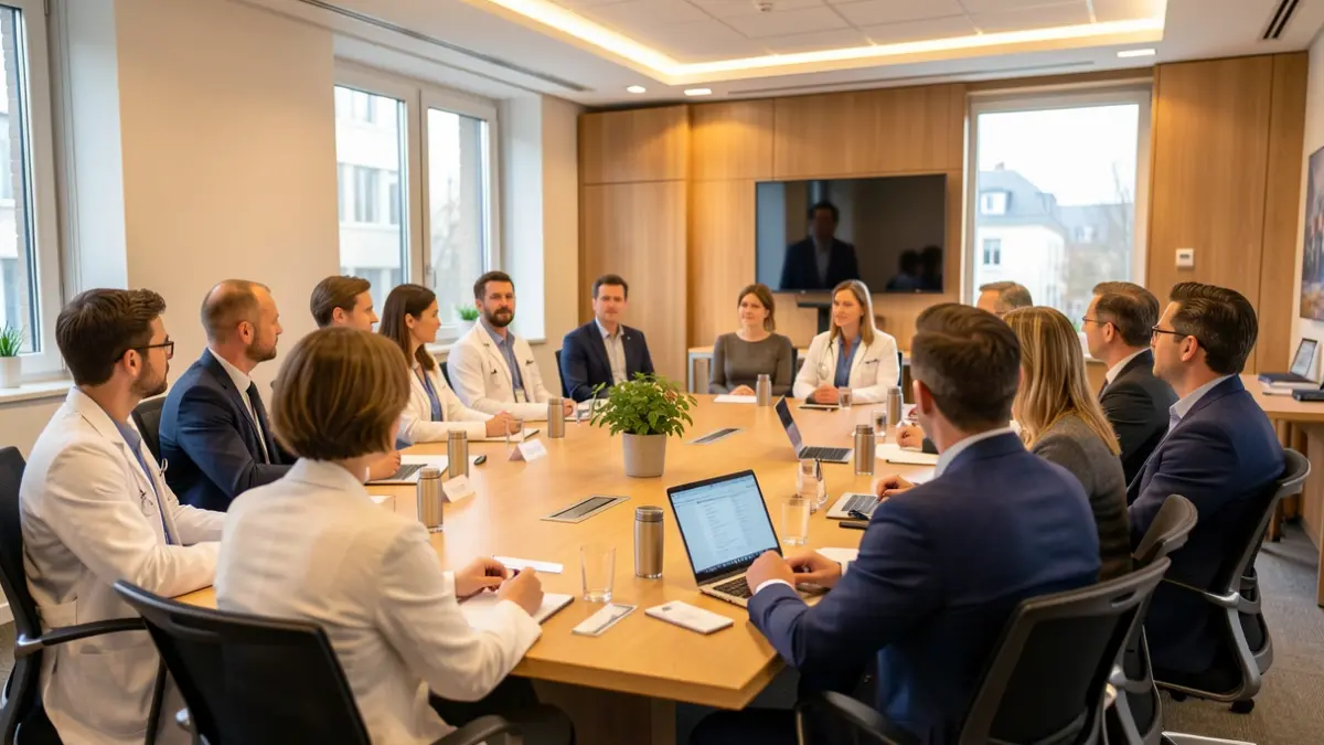 Profesionales sanitarios reunidos en una jornada de neumología.