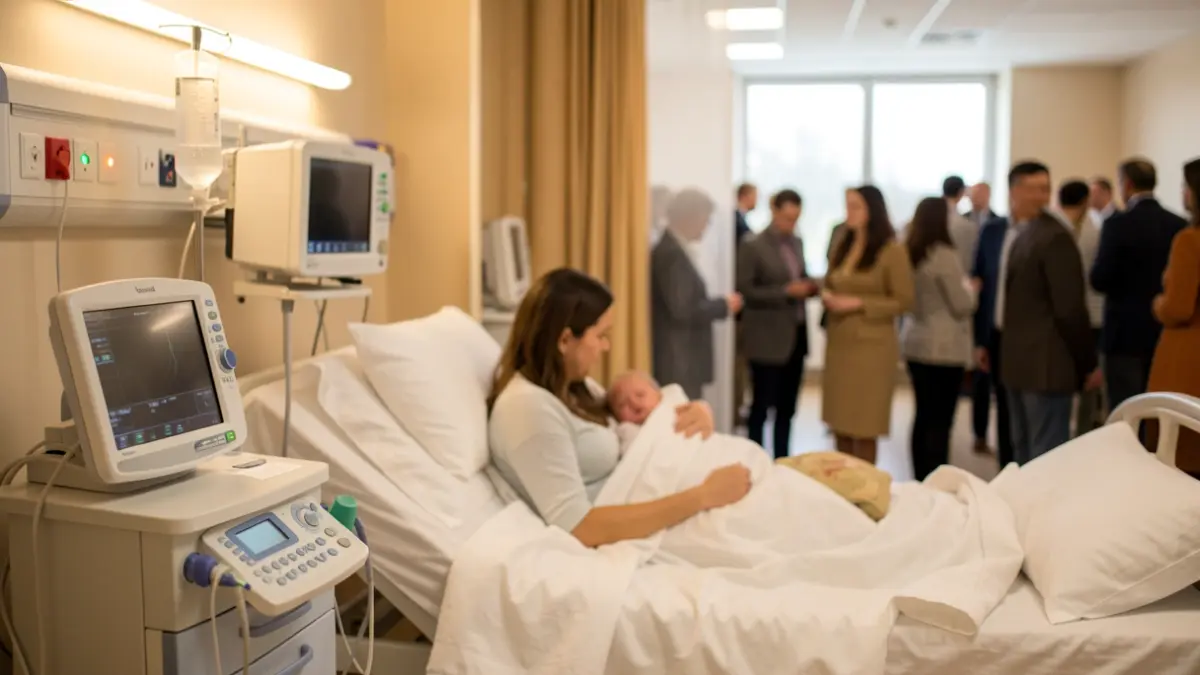 Imatge genèrica d'una habitació d'hospital amb equip mèdic.