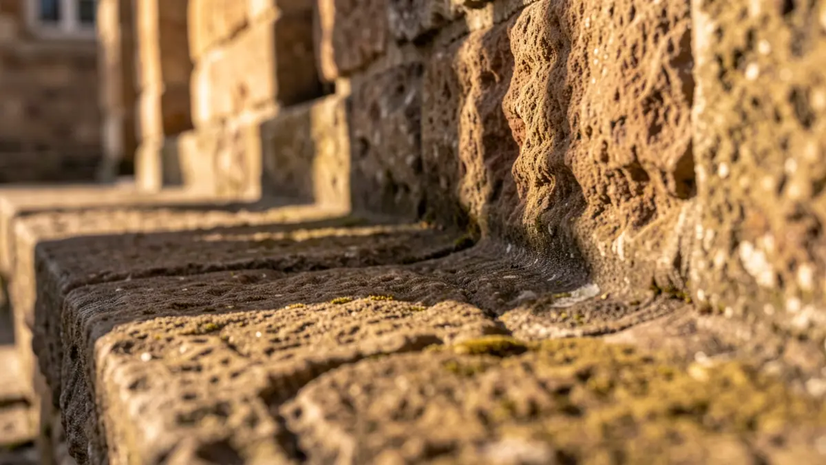 Imagen genérica de textura de piedra con luz cálida.