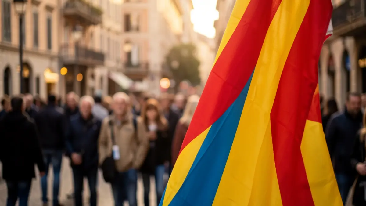 Imatge genèrica de la promoció de la llengua catalana amb elements simbòlics.