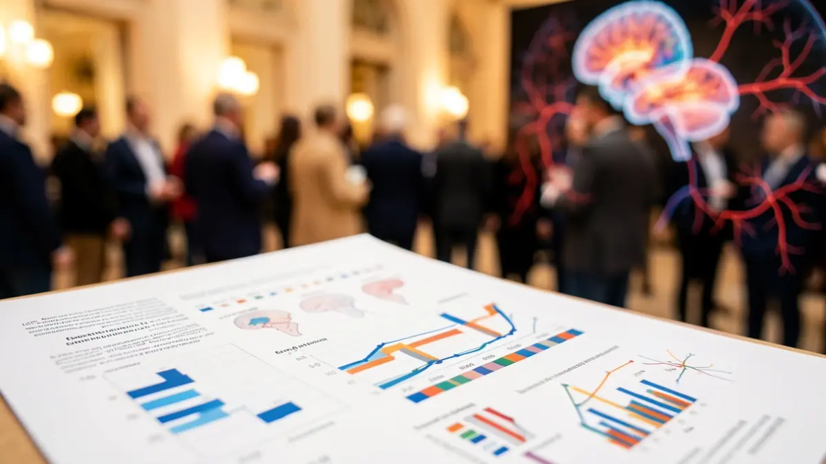 Generic image of medical documents with charts and brain representations.
