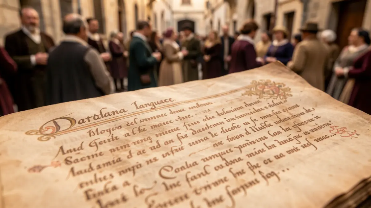 Imatge genèrica d'una pàgina antiga de manuscrit amb escriptura esvaïda.