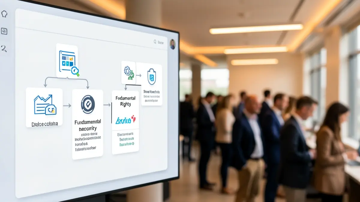 Interfície d'una aplicació digital per avaluar sistemes d'intel·ligència artificial.