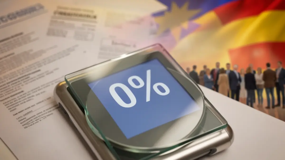 Generic image of a digital scale showing a high percentage, against a blurred background of official documents.