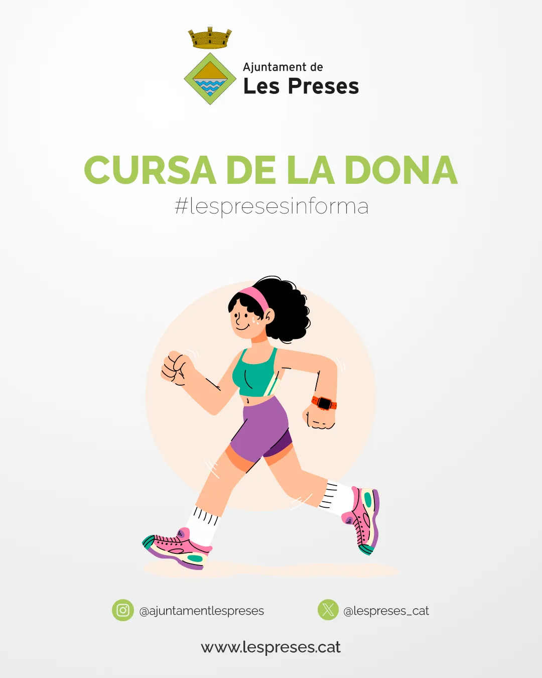 Les Preses acull la 9a Cursa de la Dona el 25 d'octubre