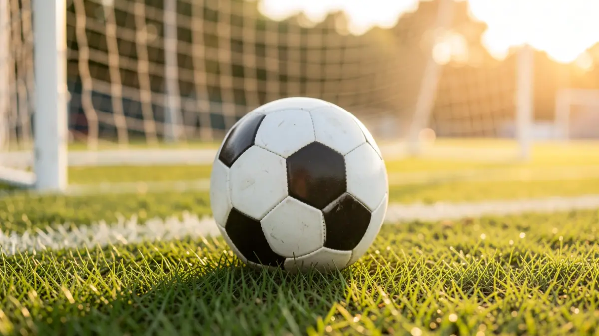 Imagen genérica de un balón de fútbol sobre césped.