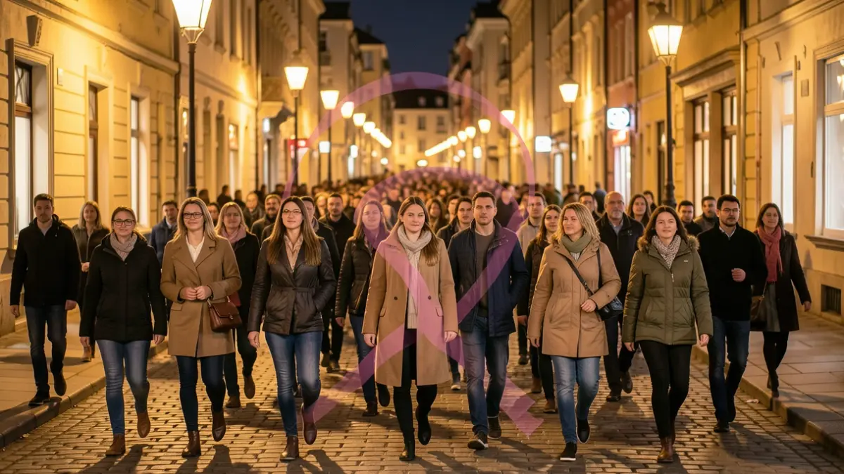 Caminada nocturna solidària contra el càncer de mama a Martorelles.