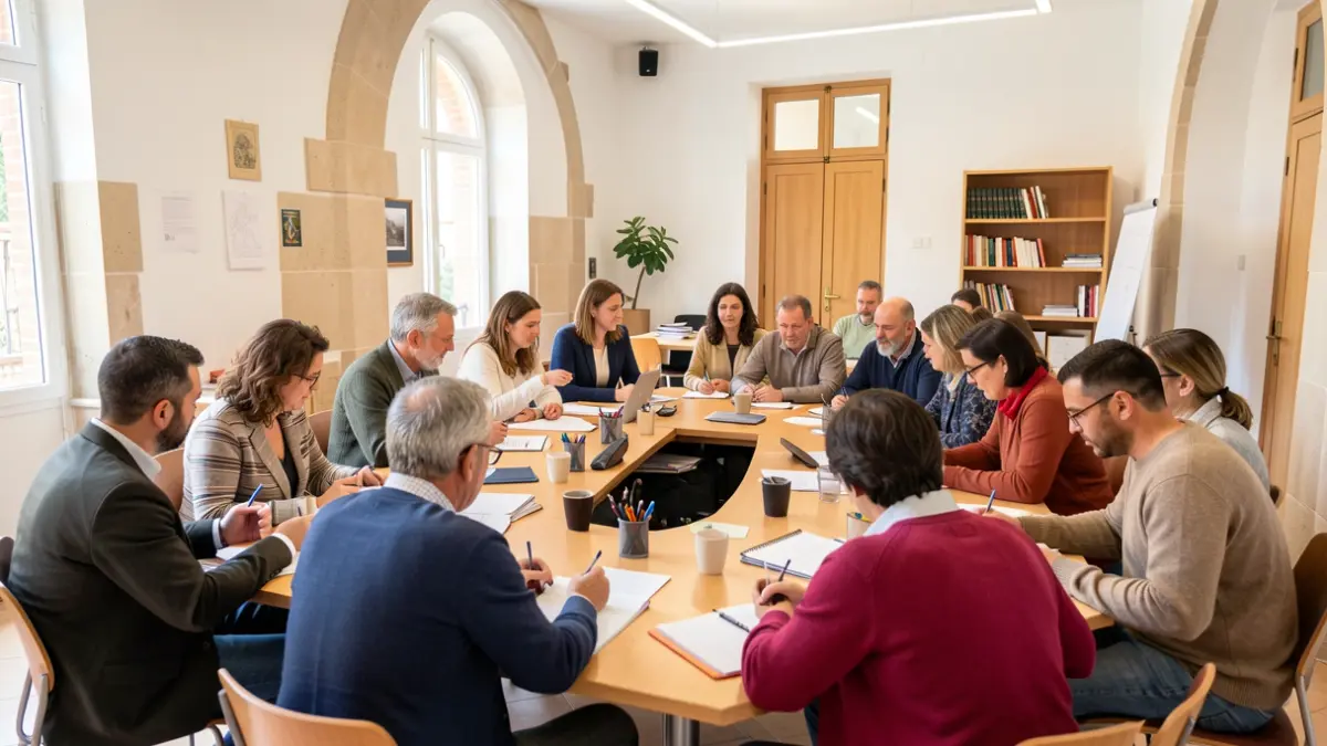 Participants en una formació sobre violències masclistes i LGTBIfòbiques en espais d'oci.