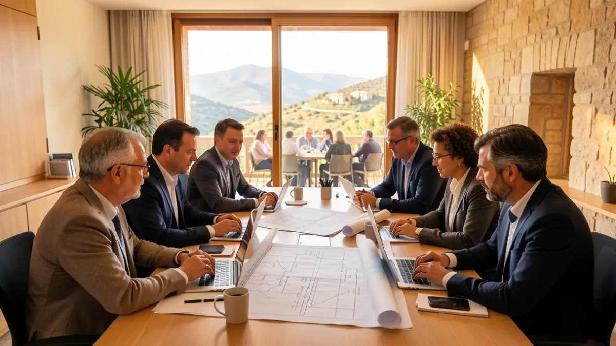 Representants d'empreses catalanes reunits per formar una nova associació empresarial.