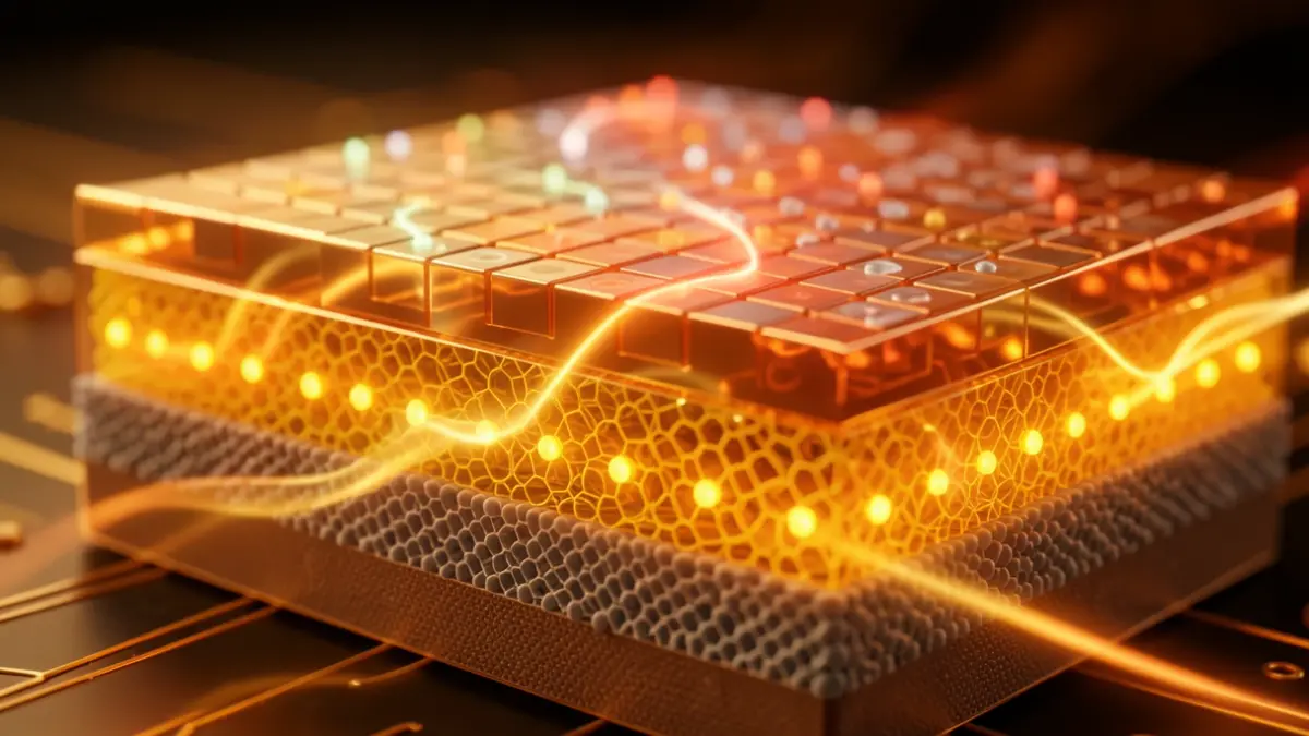 Imatge genèrica de l'estructura d'un material semiconductor amb detalls atòmics.