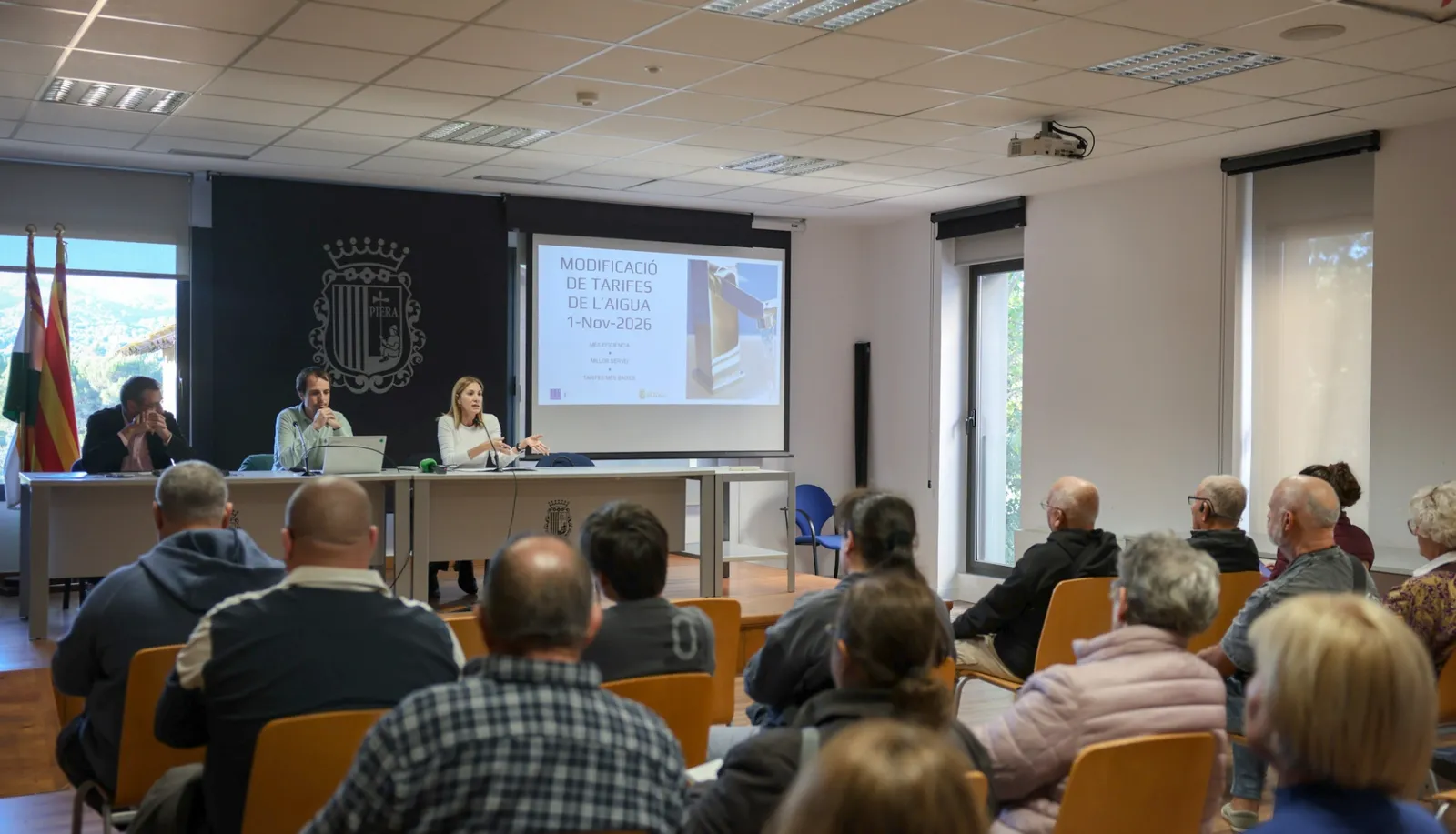 Piera abaixa les tarifes de l’aigua després de millorar el rendiment de la xarxa