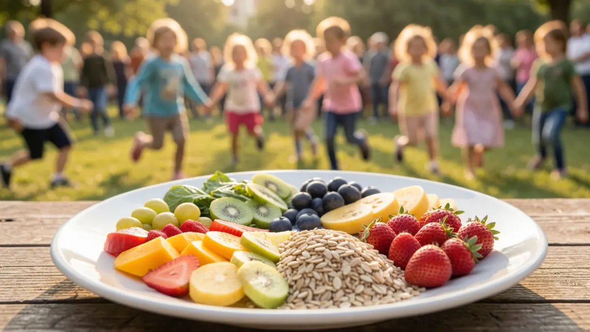 Imatge genèrica d'un plat saludable amb fruites i verdures.
