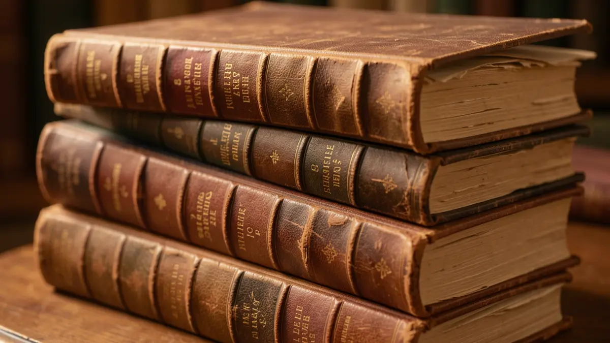 Imagen genérica de libros antiguos.