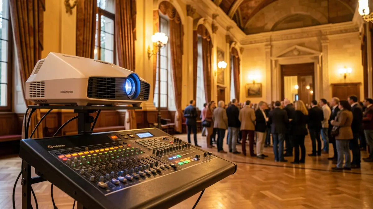 Improved audiovisual equipment at the Roda de Berà Municipal Casino.