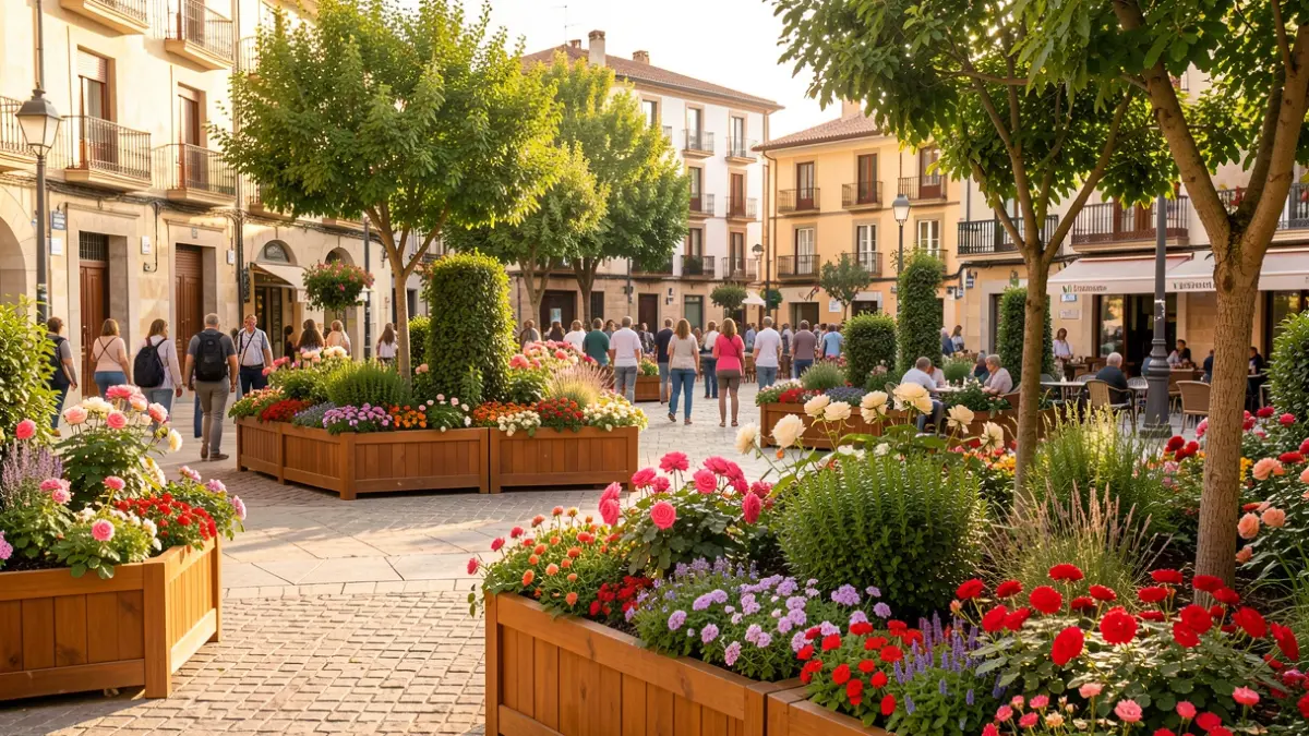 Roses celebra la seva Quarta Flor d'Honor del moviment Viles Florides amb nous parterres i arbrat sostenible.