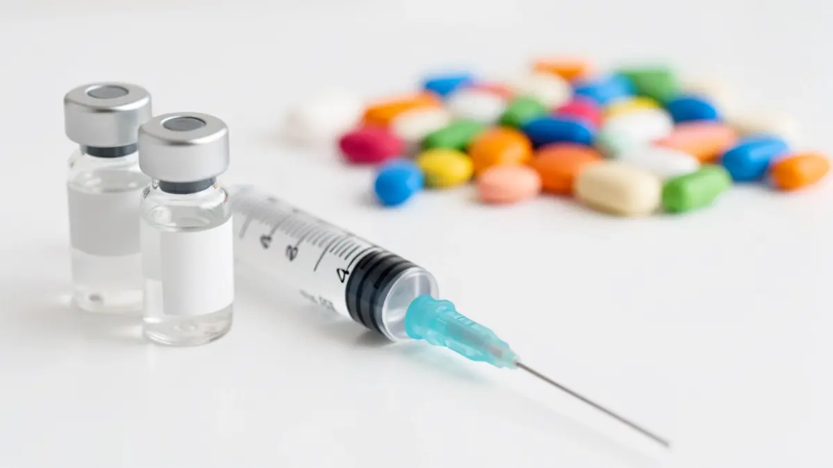 Generic image of medical supplies for vaccination.