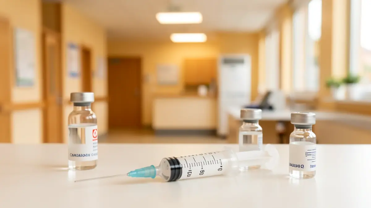 Generic image of medical supplies for vaccination campaigns.