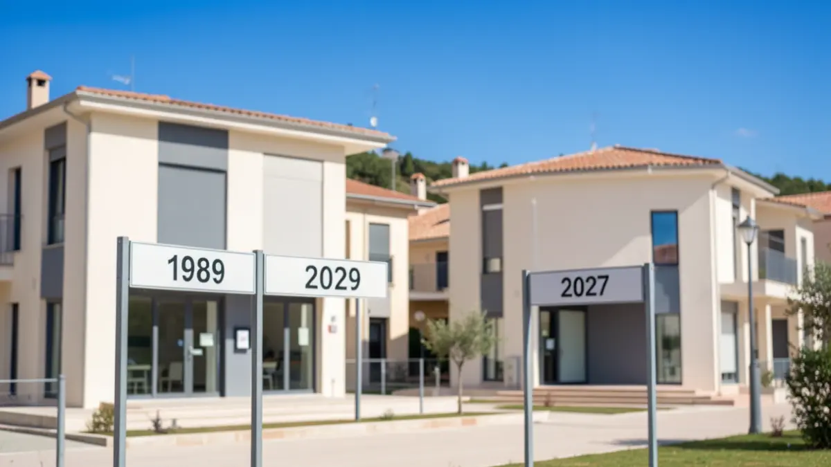 Pavellons esportius de Sant Fruitós de Bages amb la seva nova denominació per any d'inauguració.