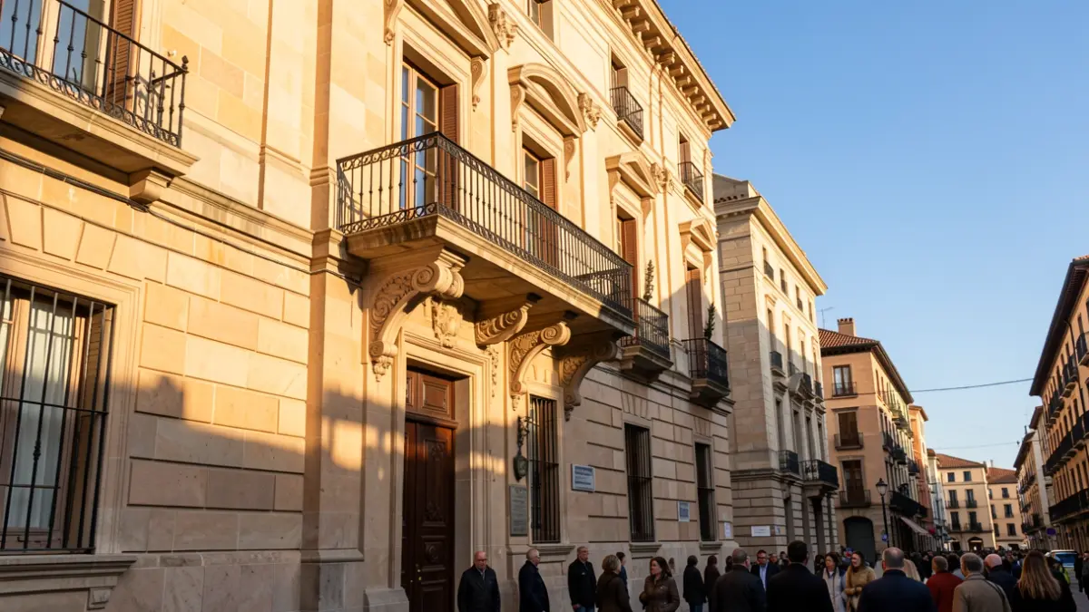 Façana de l'Ajuntament de Sant Fruitós de Bages durant les Jornades Europees de Patrimoni.