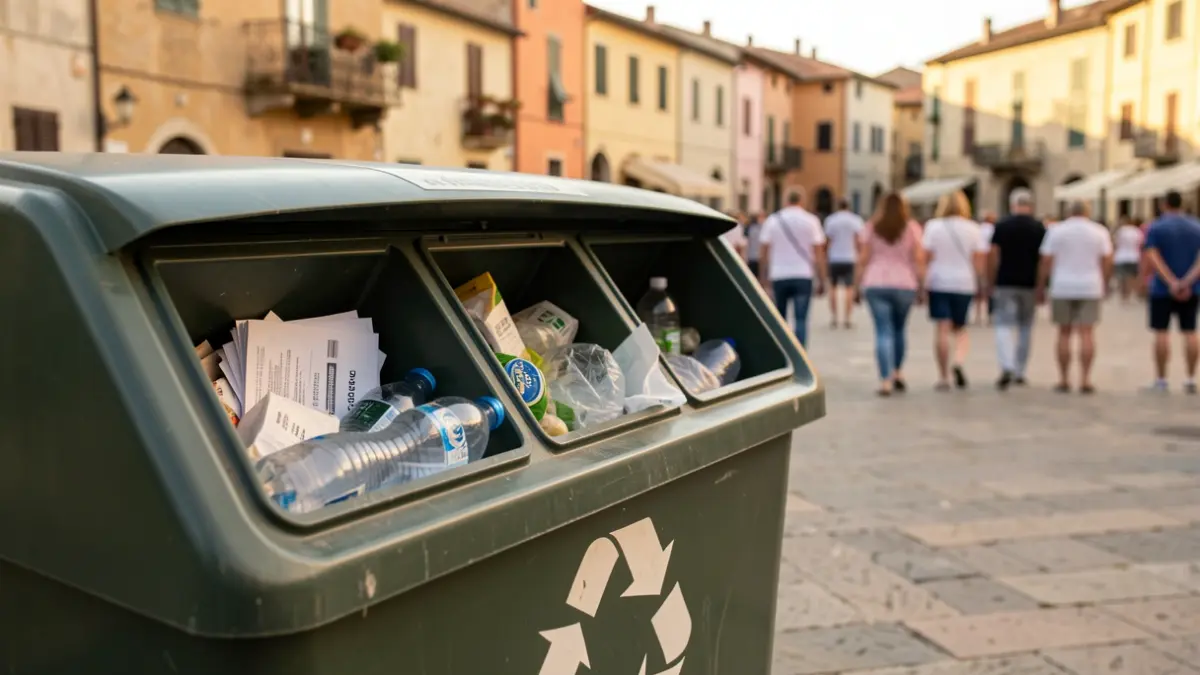 Imatge genèrica de contenidors de reciclatge amb diferents fraccions.