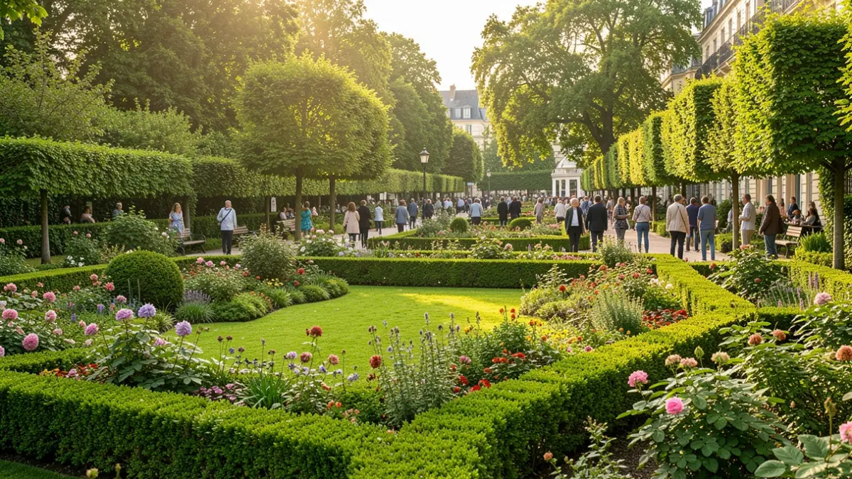 Generic image of a municipal green space awarded for its gardening.