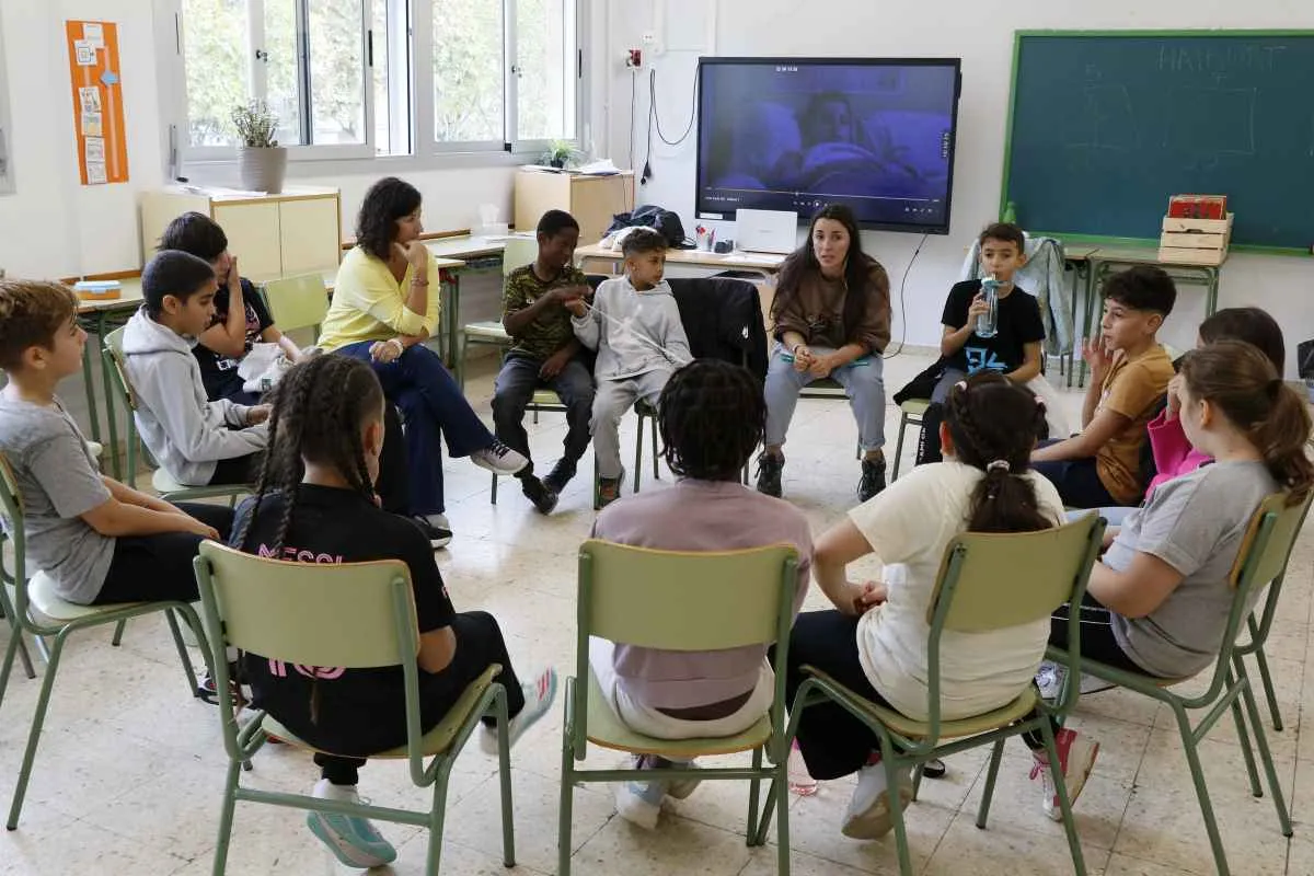 Taller de Càmeres i acció a l'escola Bernat de Mogoda