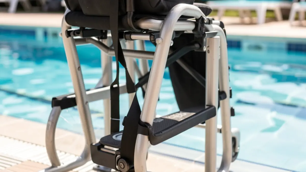 Generic image of an aquatic pool lift.