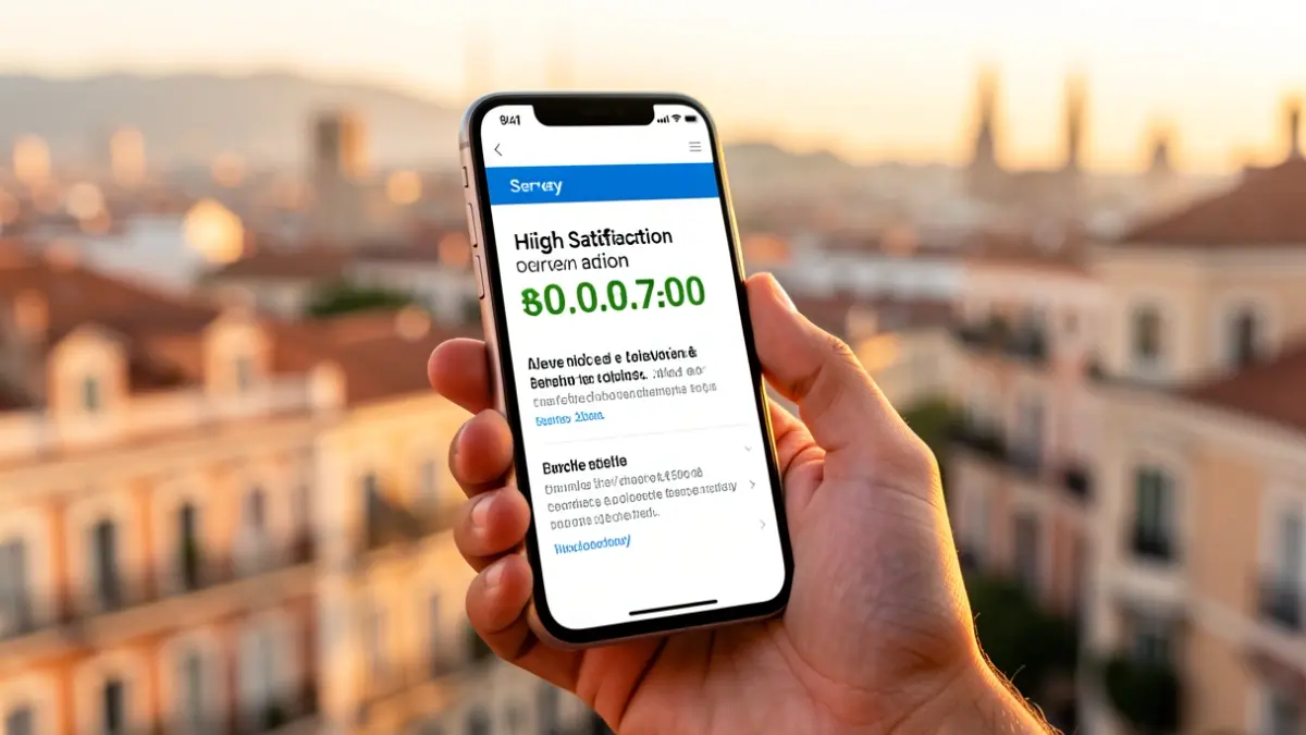 Valoració alta de gestió municipal a Barcelona.