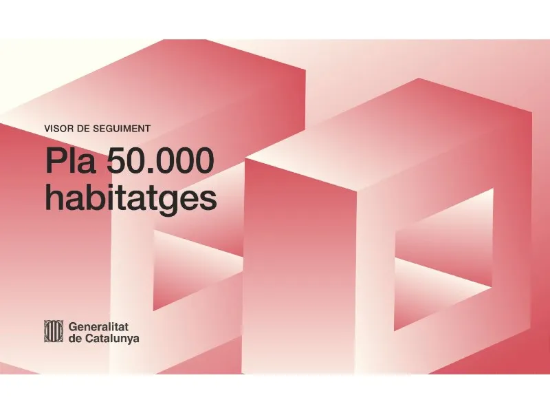 Visor del Pla 50.000: seguiment de l'habitatge assequible a Catalunya
